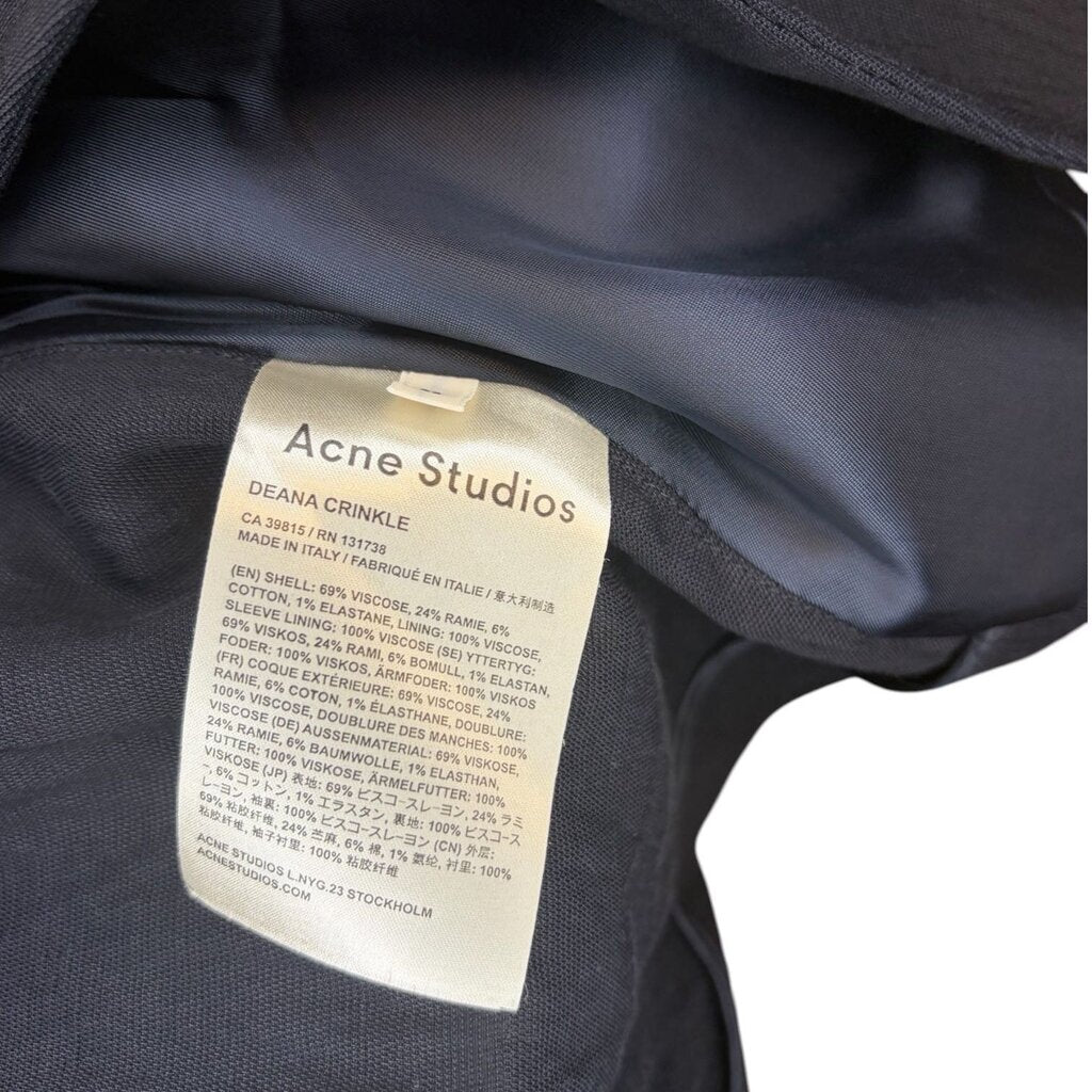 Acne Studios Deanna Crinkle Blaze