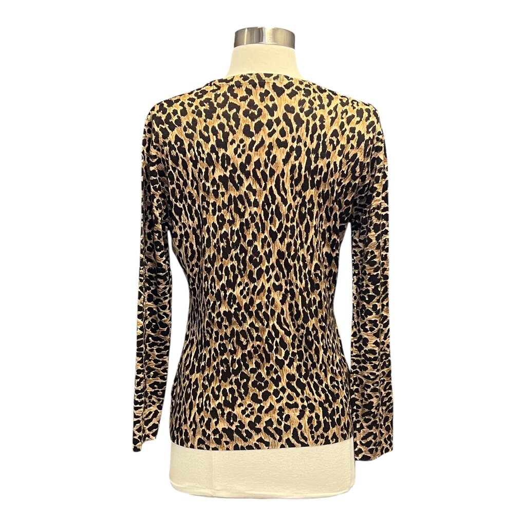 Dolce & Gabbana Leopard Print Tissue Weight Sweater