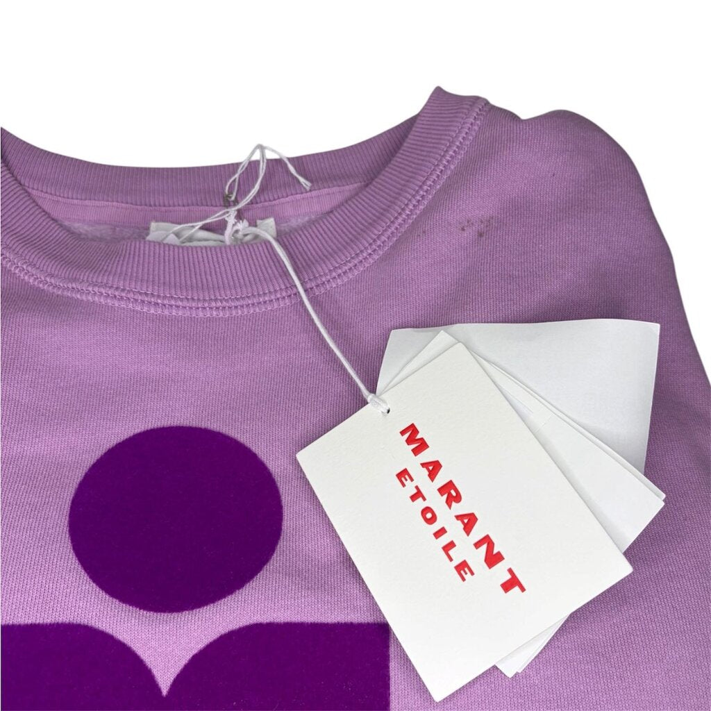 Isabel Marant Velvet Logo Sweatshirt NWT