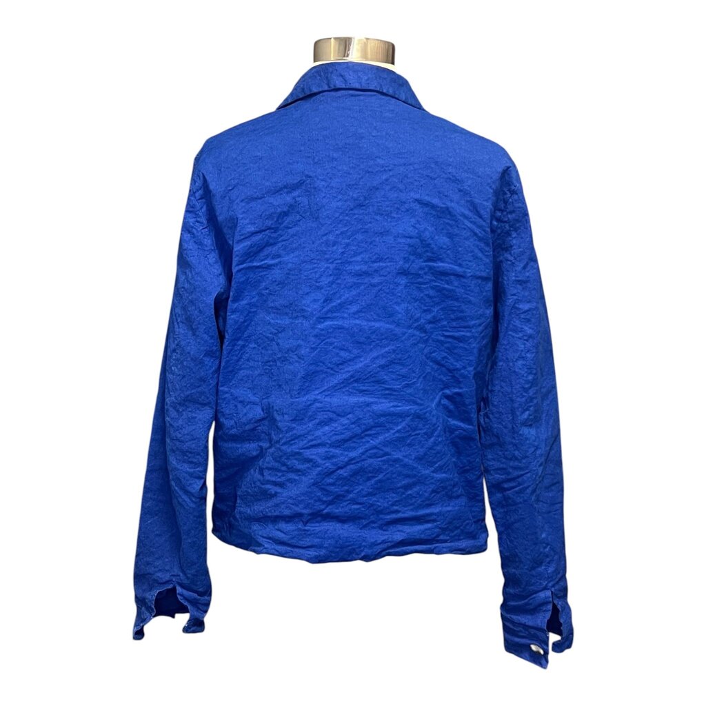 Aequamente Round Collar Button Front Jacket