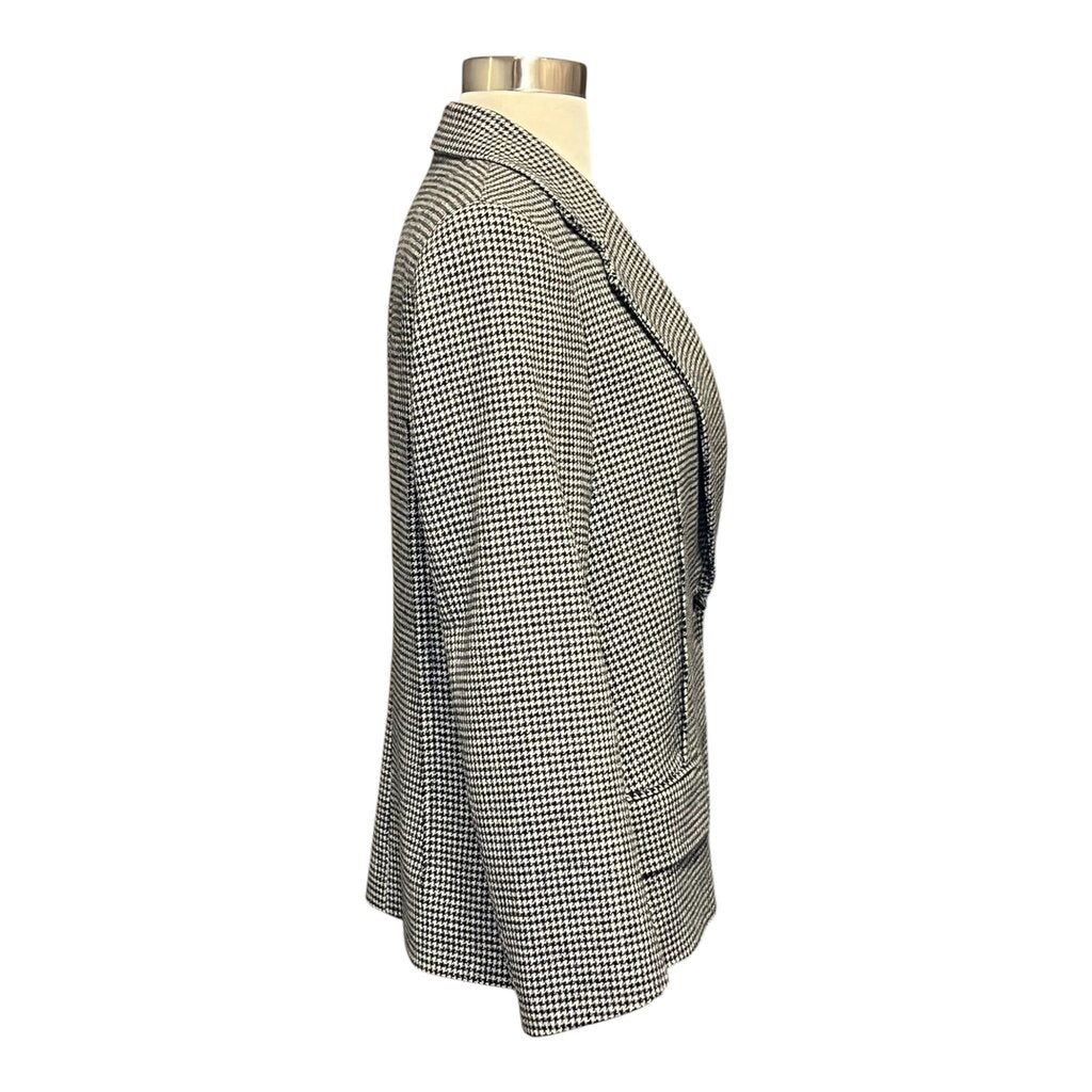 Nili Lotan Houndstooth Wool Blazer