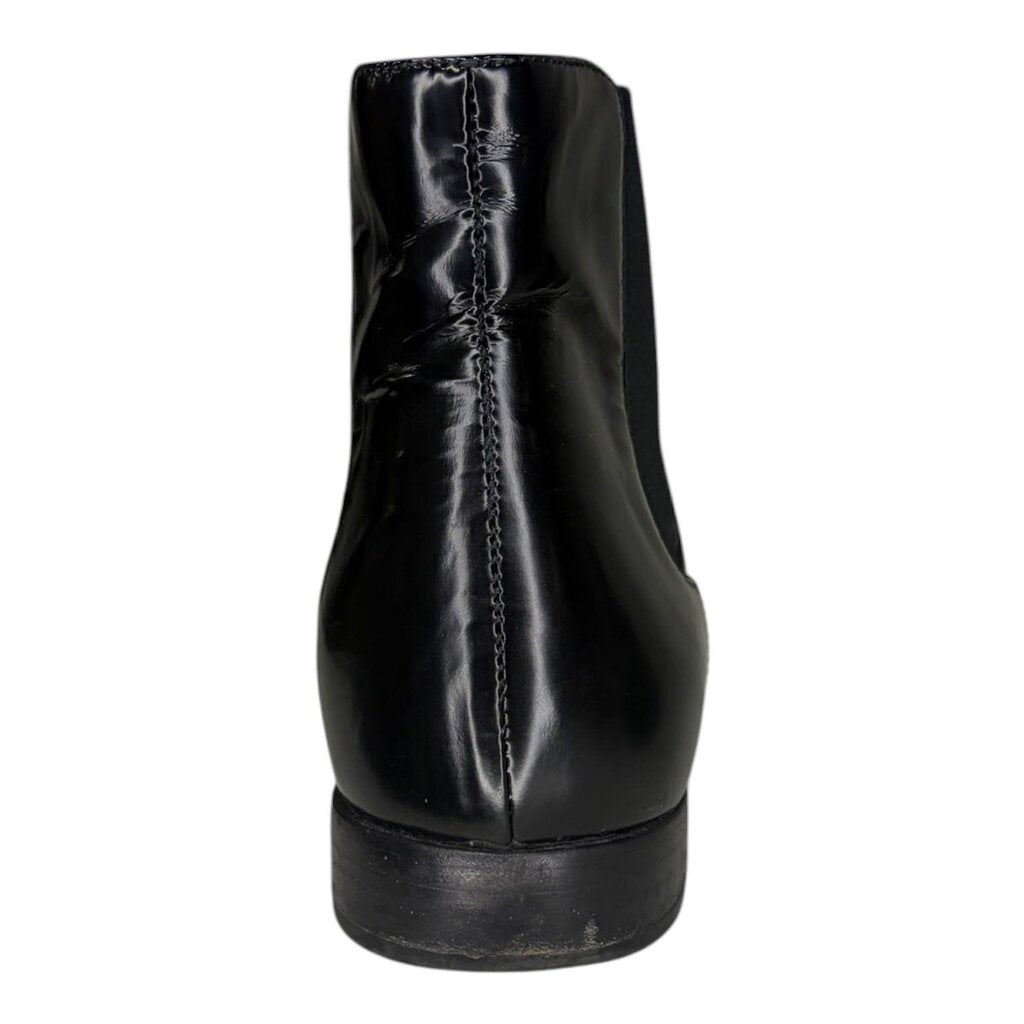 Prada Patent Leather Chelsea Boots