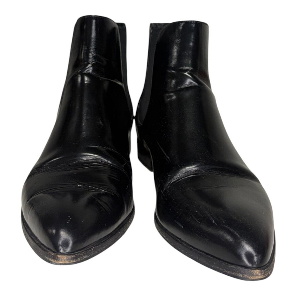 Prada Patent Leather Chelsea Boots