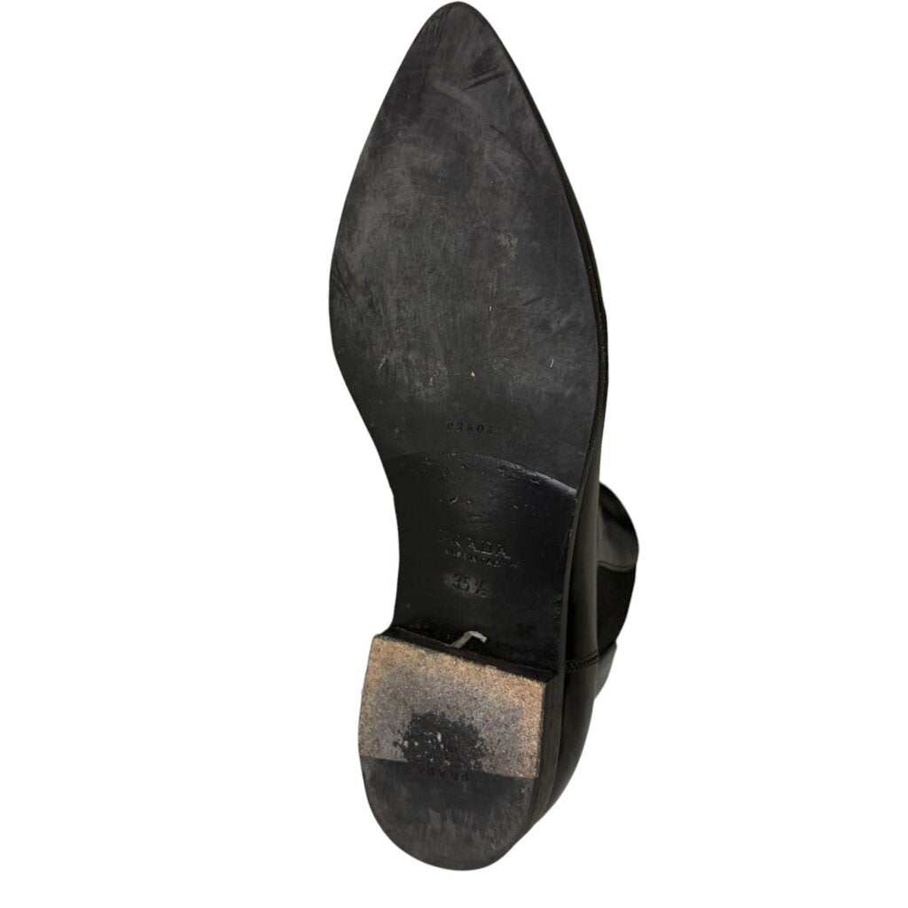Prada Patent Leather Chelsea Boots