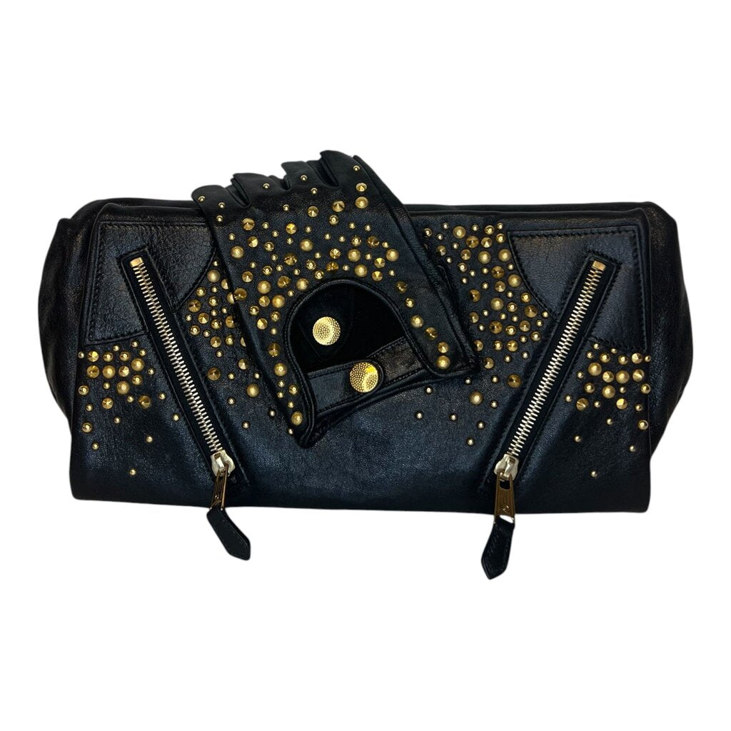 Alexander McQueen Faithful Glove Studded Clutch