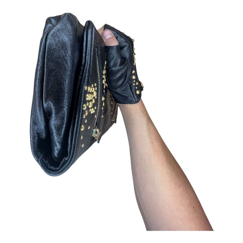 Alexander McQueen Faithful Glove Studded Clutch