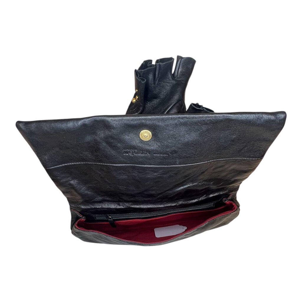 Alexander McQueen Faithful Glove Studded Clutch
