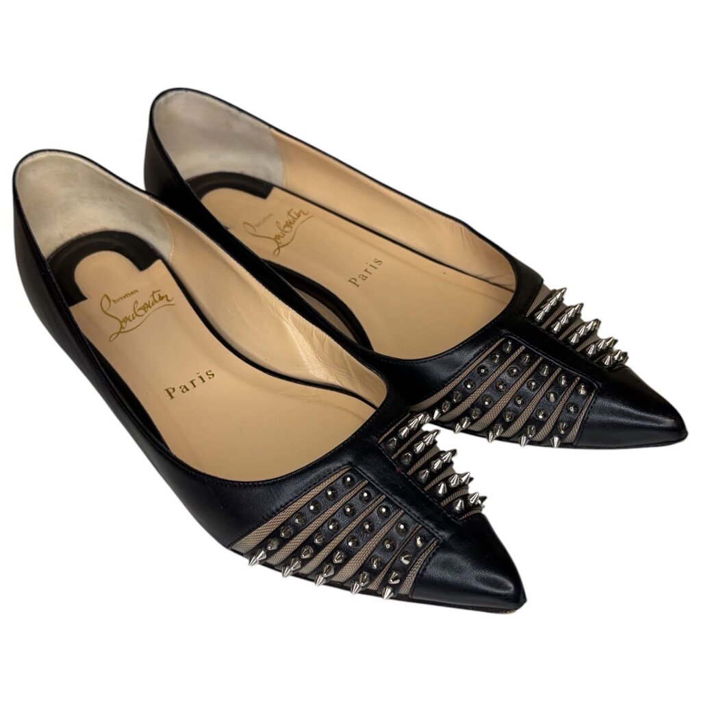 Louboutin Studded Flats-As Found