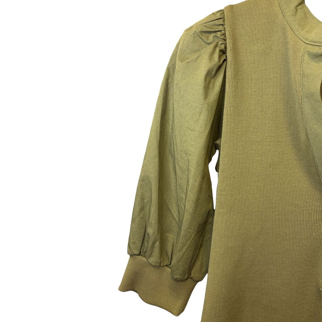 Veronica Beard Contrast Sleeve Polo Top