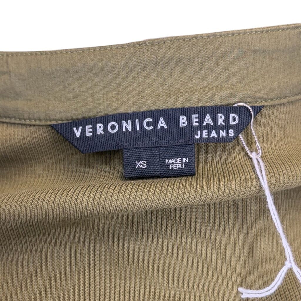 Veronica Beard Contrast Sleeve Polo Top