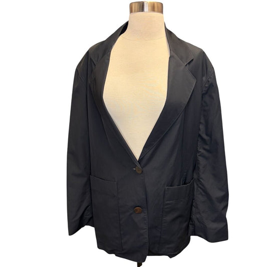 Studio Nicholson Oversized Cotton Blend Blazer