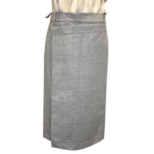 Tibi Techy Bonded Wool Wrap Skirt, New, MSPR $775