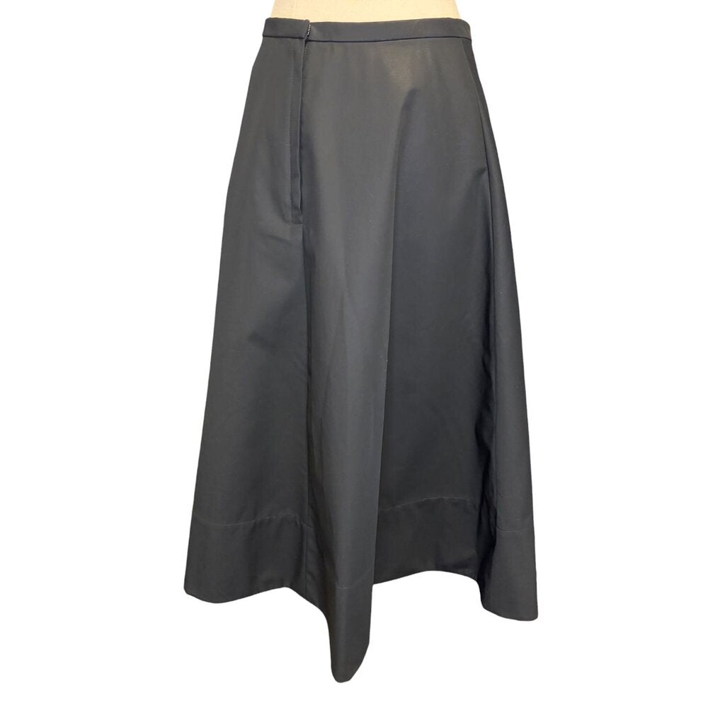 Tibi Coated Cotton Midi Skirt, New