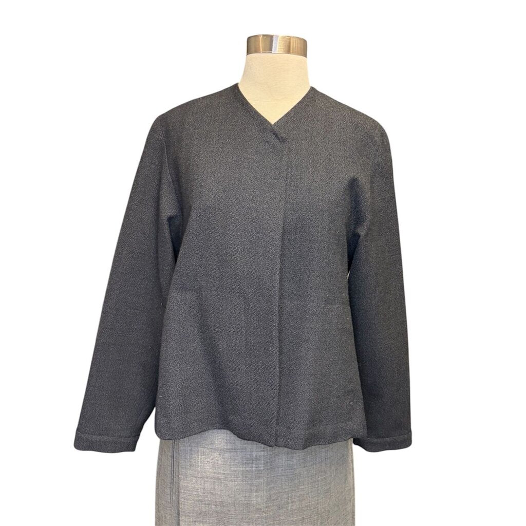 Studio Nicholson Wool Blend Cropped Blazer