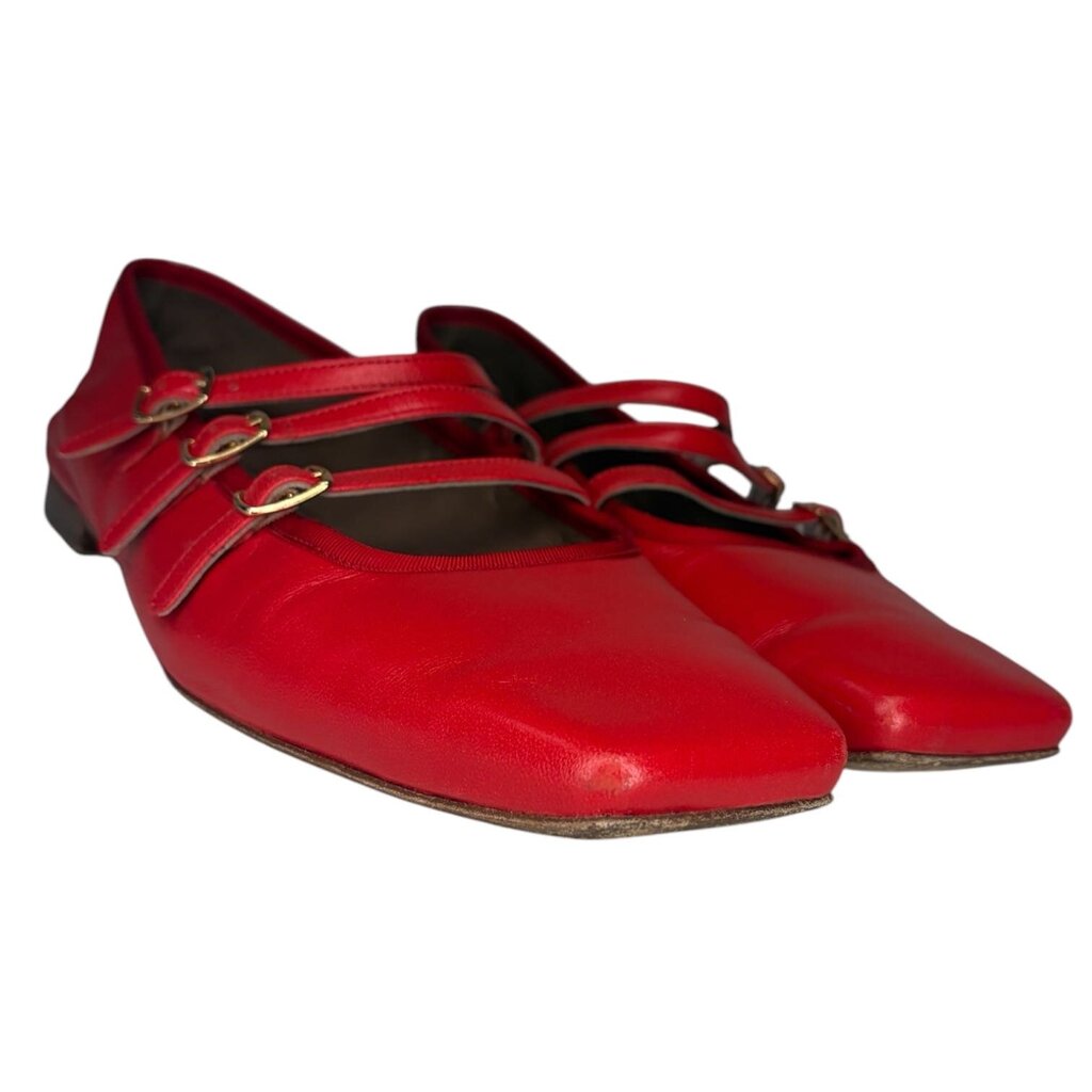 Mansur Gavriel Leather Mary Janes