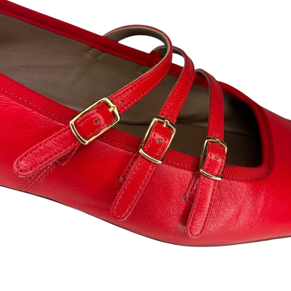 Mansur Gavriel Leather Mary Janes