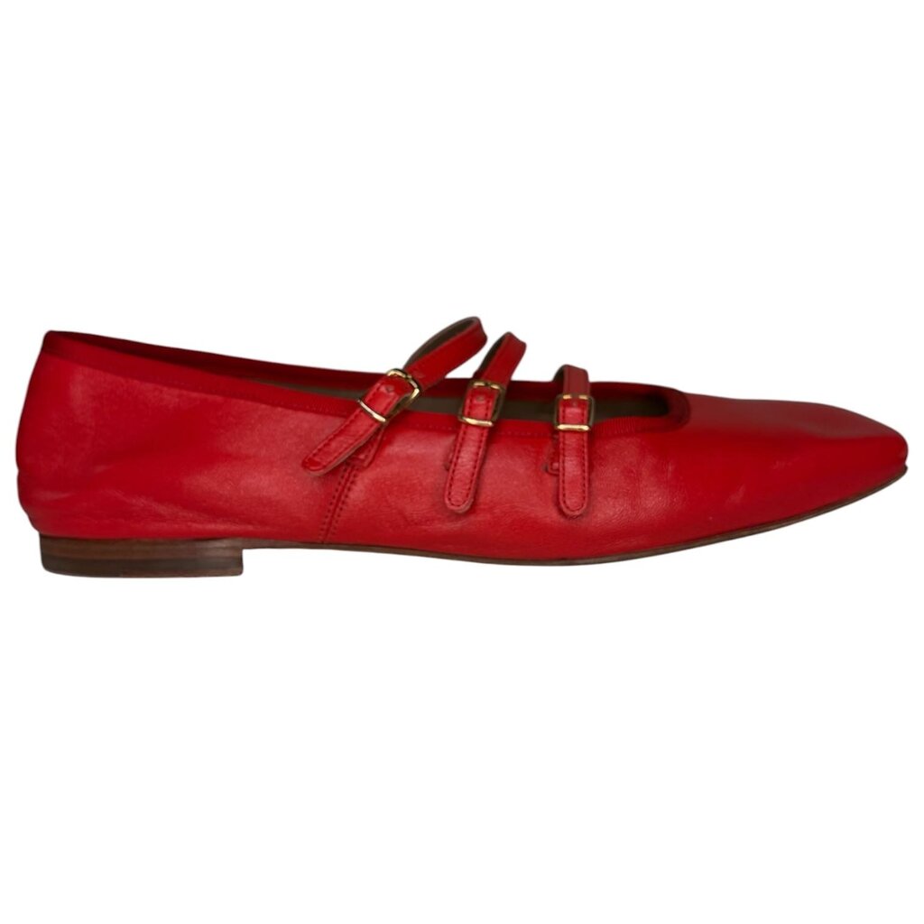 Mansur Gavriel Leather Mary Janes