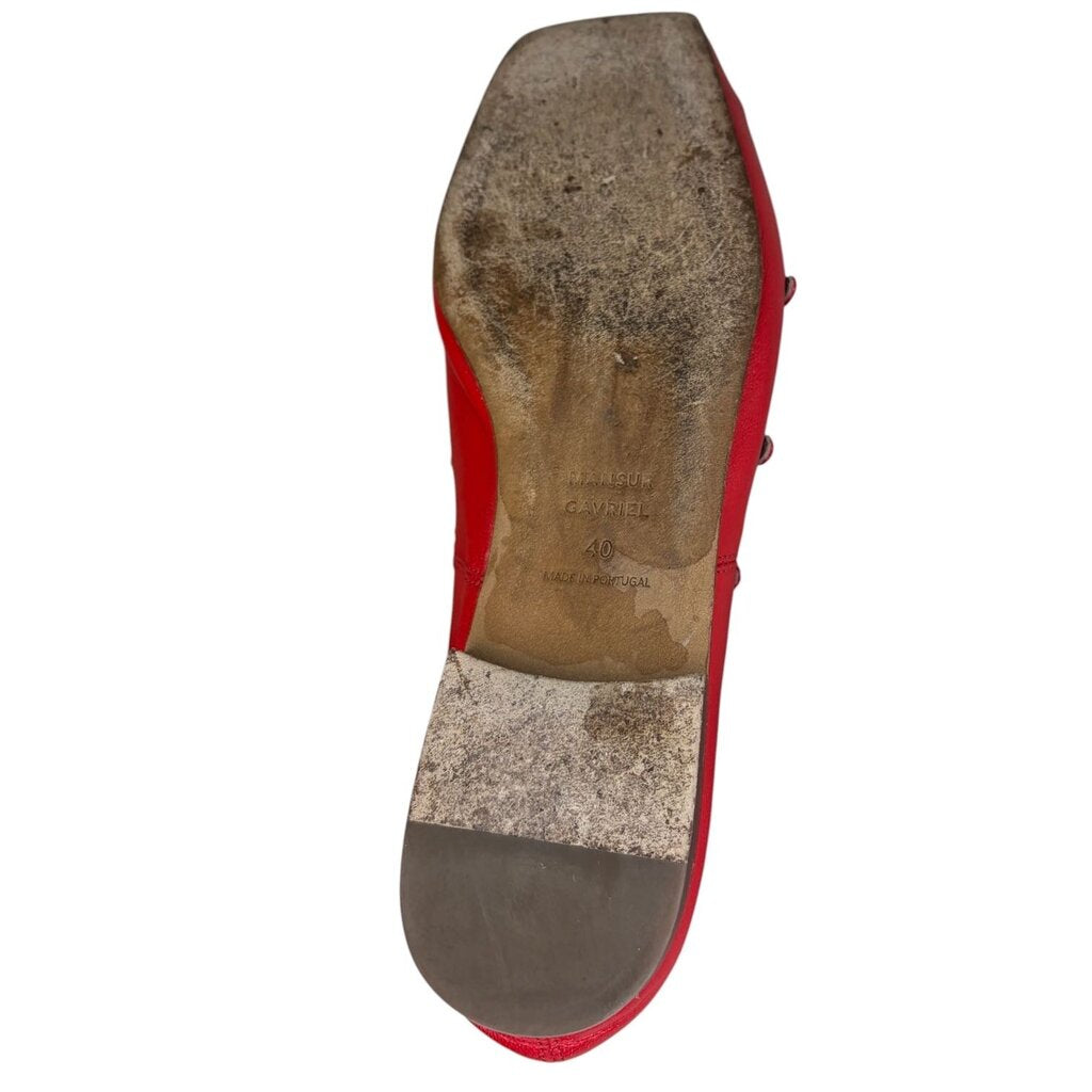 Mansur Gavriel Leather Mary Janes