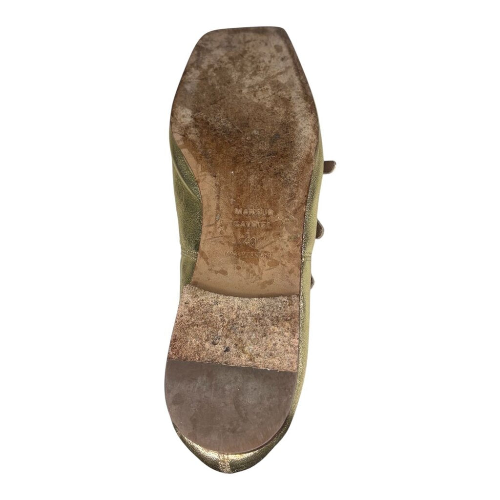 Mansur Gavriel Leather Mary Janes W Box