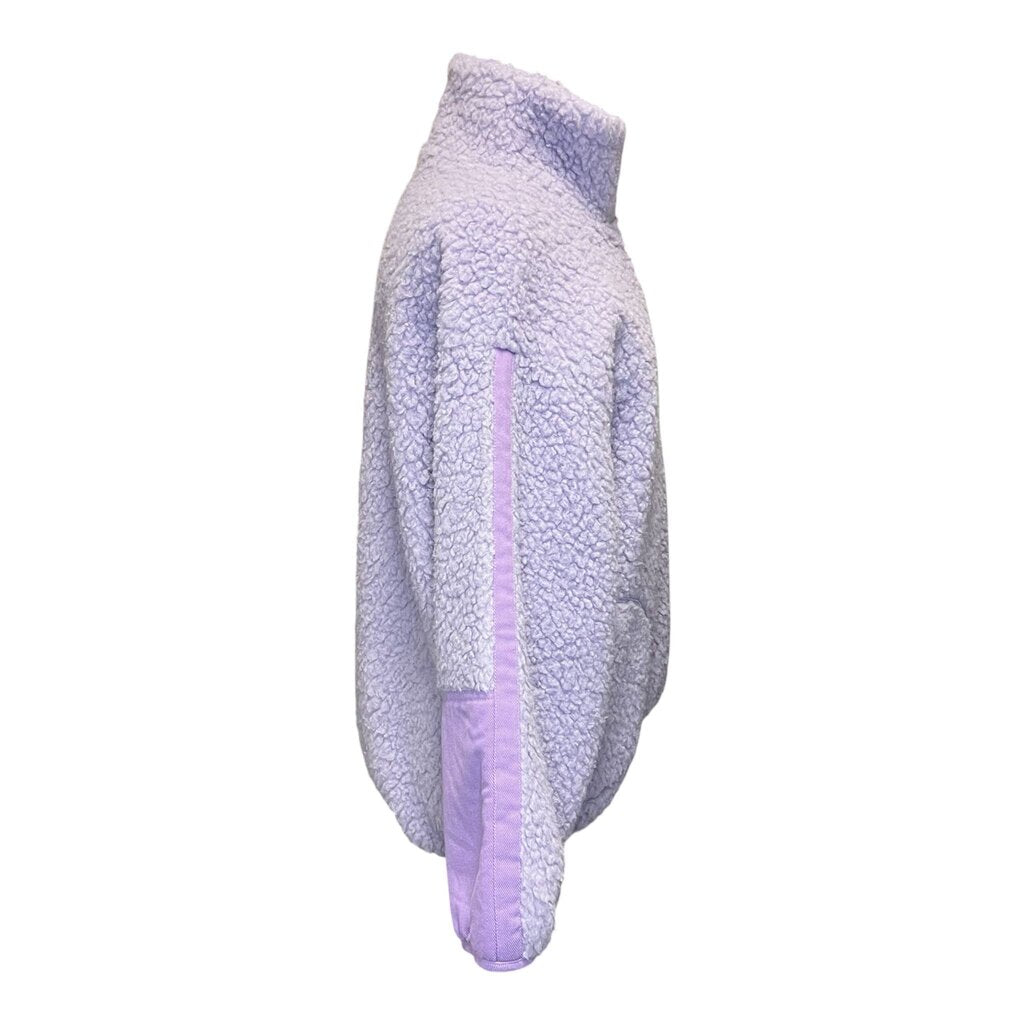 Ena Pelle Oversized Fleece Quarter Zip Jacket