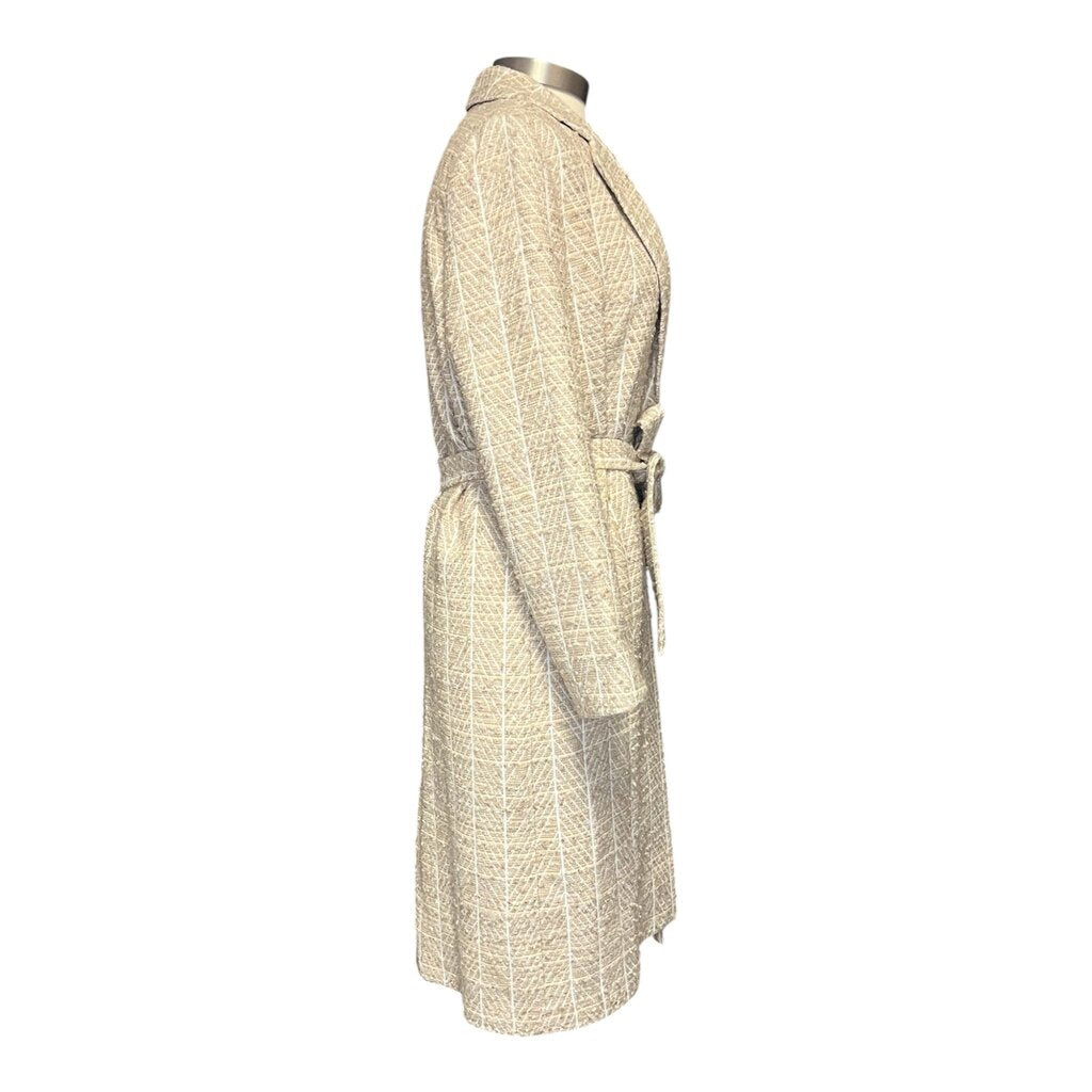 Billy Reid Nubby Wool Belted Overcoat