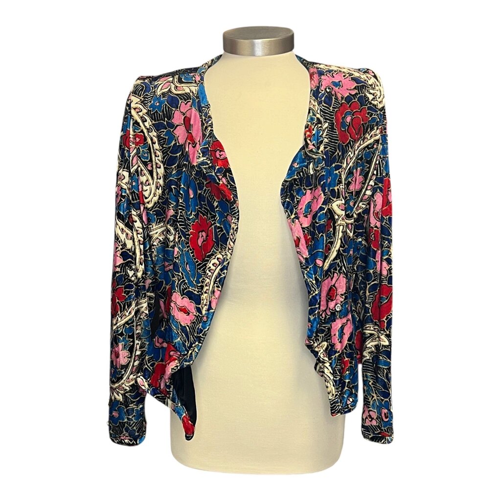 Isabel MarantMenelia Floral Velvet Top, MSRP $1,260