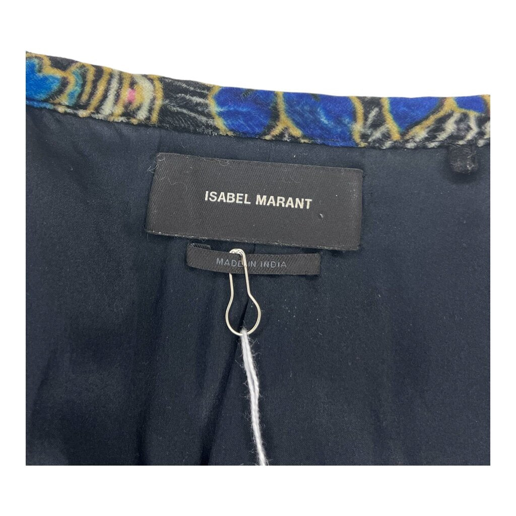 Isabel MarantMenelia Floral Velvet Top, MSRP $1,260