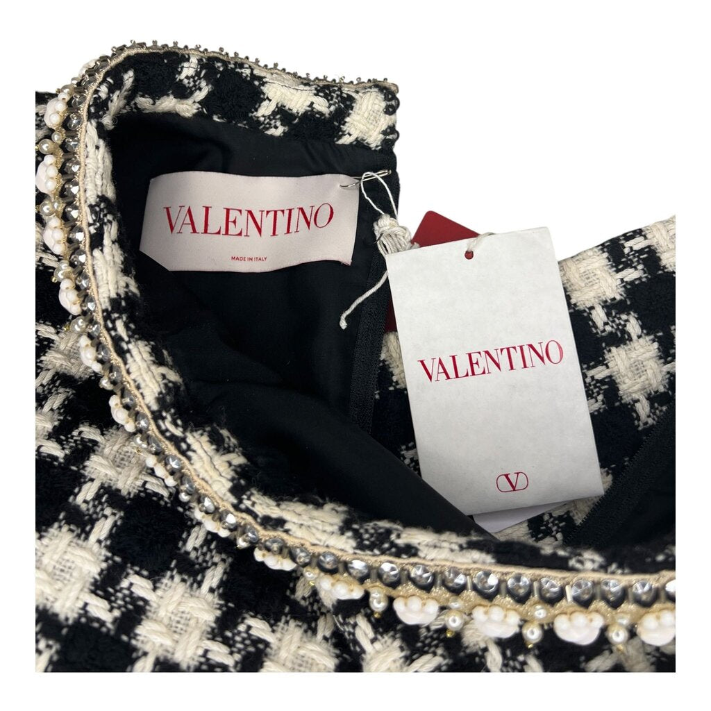 Valentino Garavani Damier Tweed DressNew W Tags, MSRP $5,500