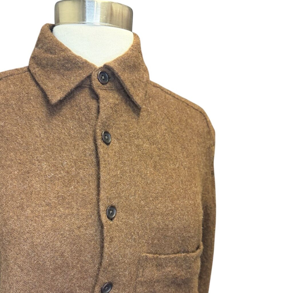 Evan Kinori Wool Shirt