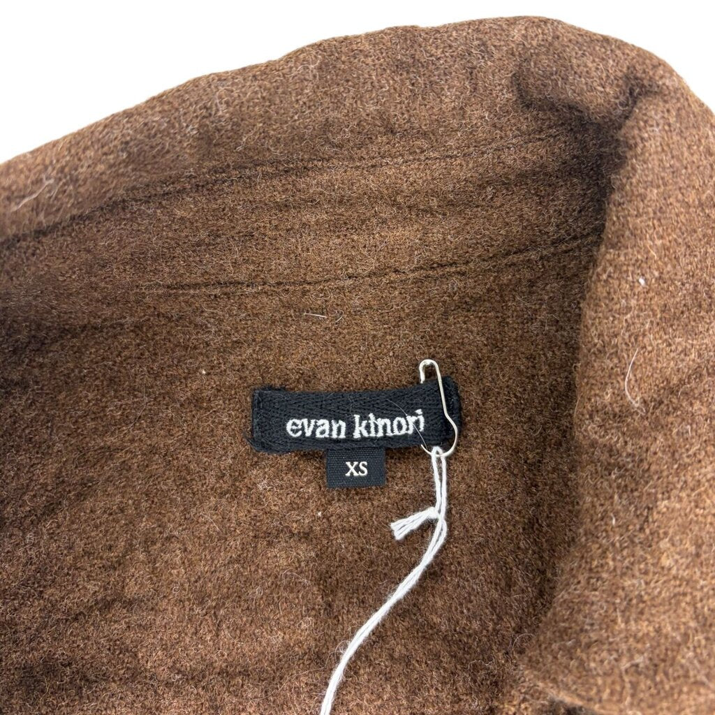 Evan Kinori Wool Shirt