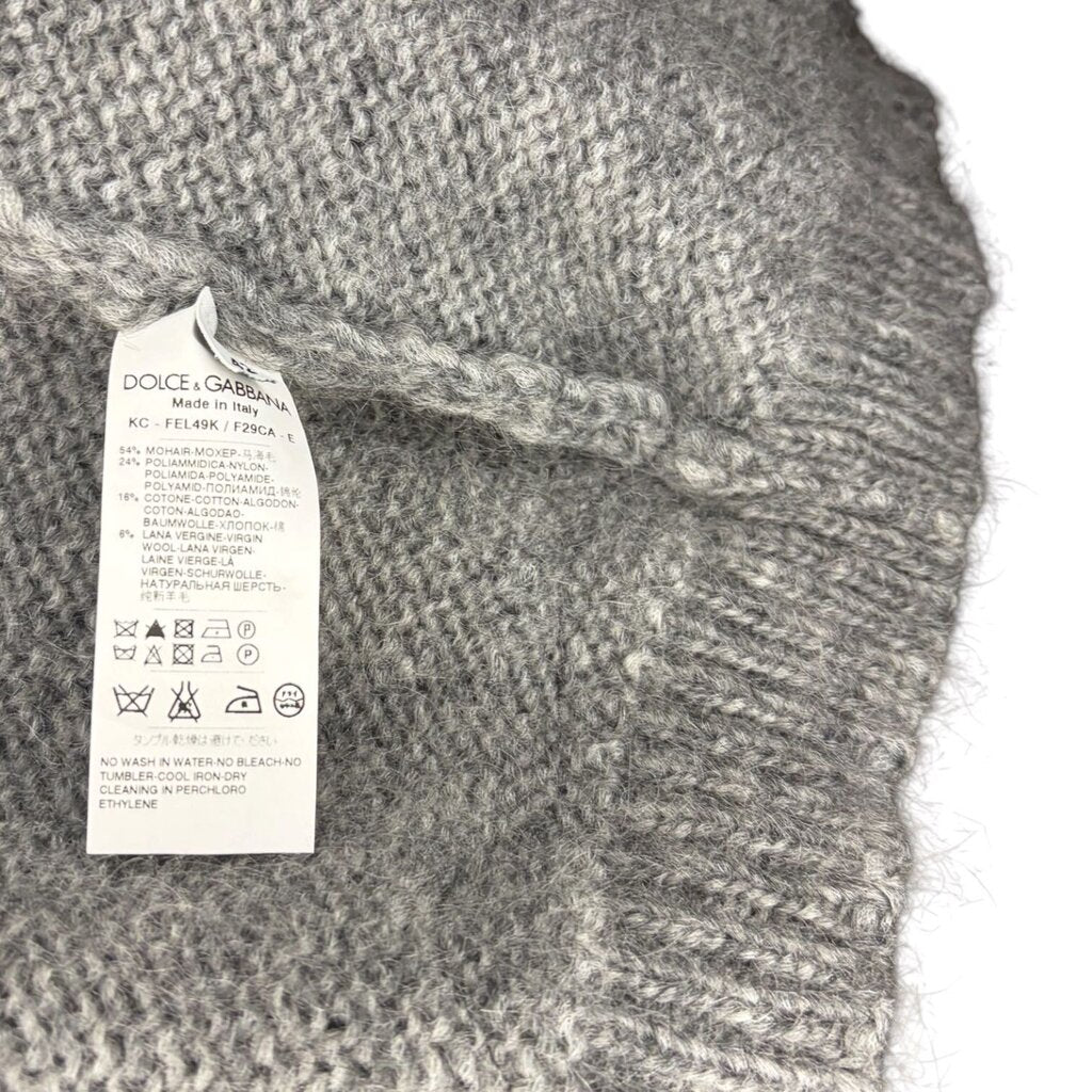 Dolce and Gabbana Lace In-Laid Knit Cardigan