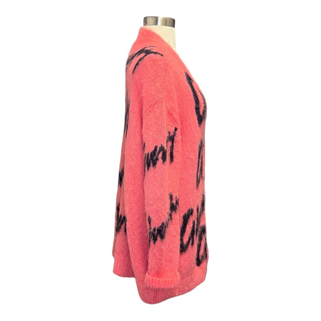 Givenchy Script Logo Mohair Blend Cardigan