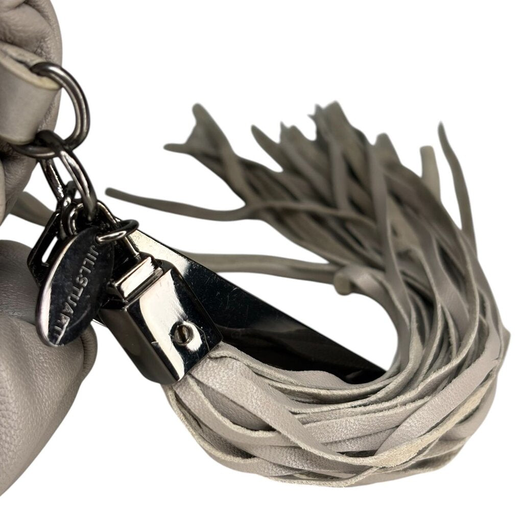Jill Stuart Ruched Leather Clutch