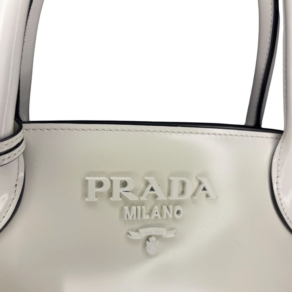 Prada City Calf Top Handle Bag