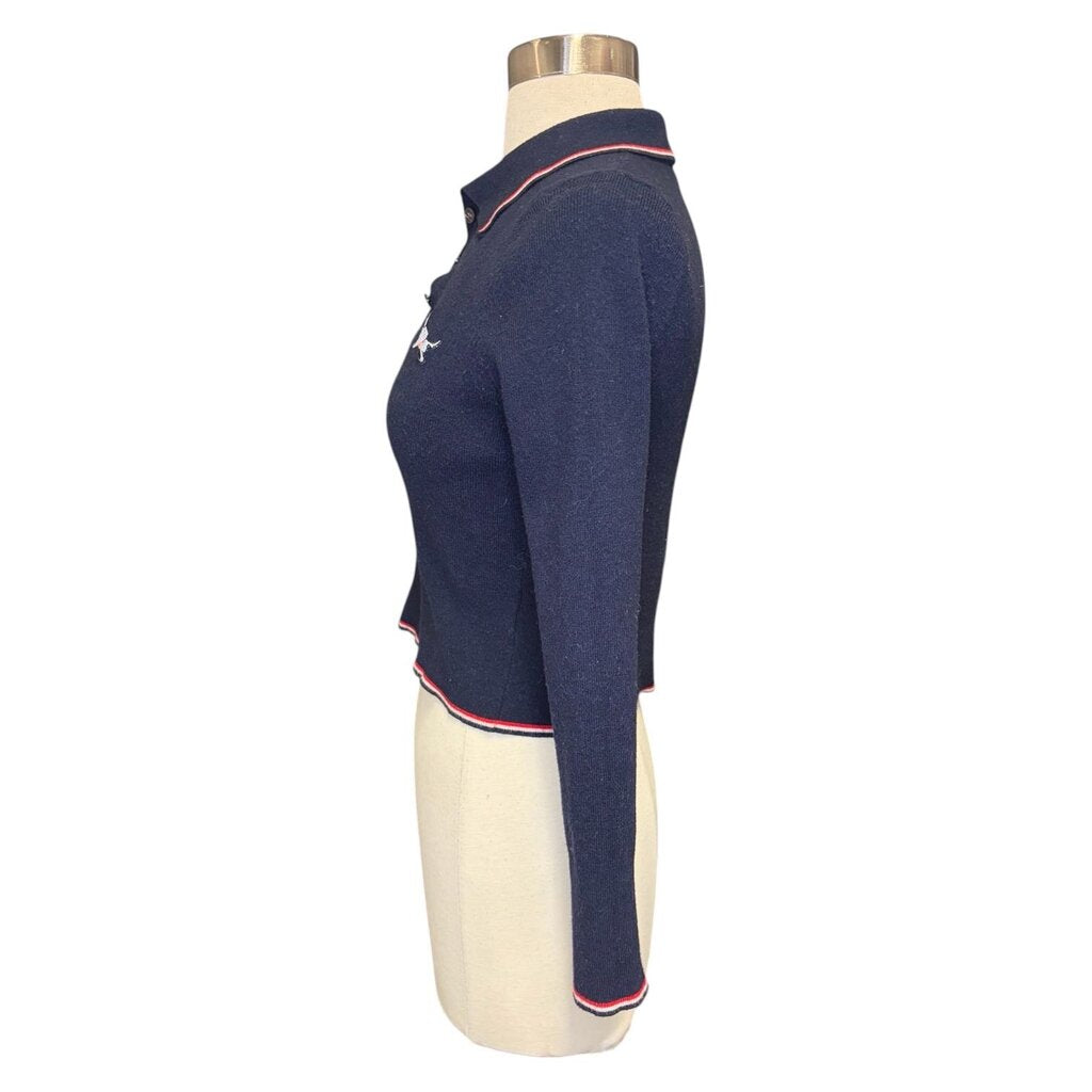 Thom Browne Knit Long Sleeve Polo