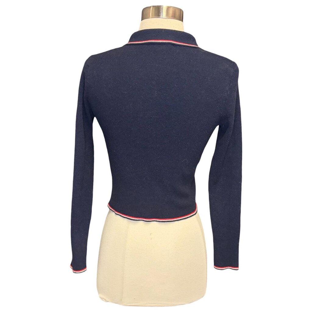 Thom Browne Knit Long Sleeve Polo