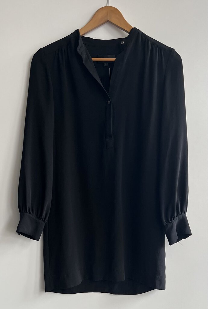 Nili Lotan Short Silk Button Front Tunic/Dress