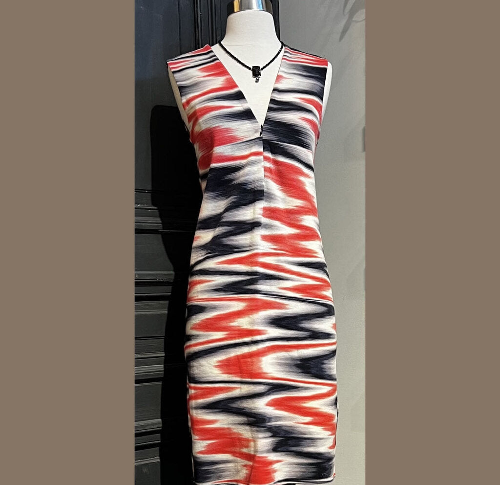 Missoni Sleeveless Zip Front Wool Dress, New