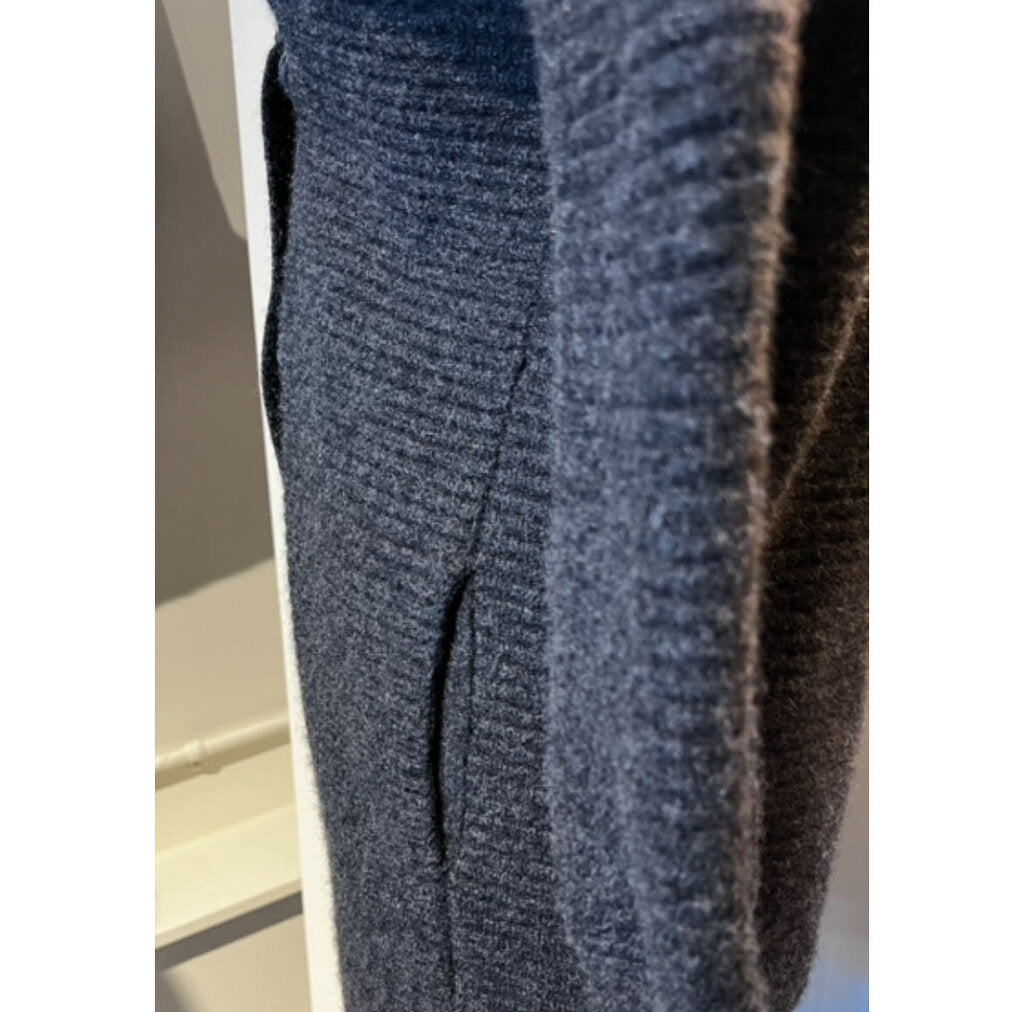 Brunello Cucinello Ribbed Cashmere Sweater with Snap Closures and Tie Hem