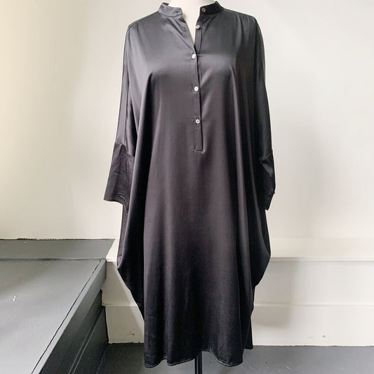6397 Oversized Silk Tunic Dress