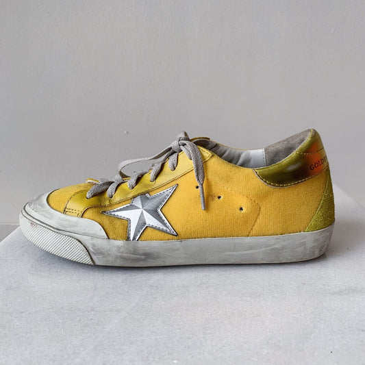 Golden Goose Leather/Fabric Sneakers